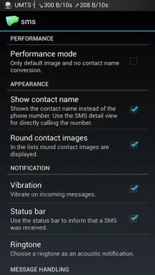 sms android App screenshot 1